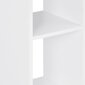 vidaXL Baaripöytä valkoinen ja antrasiitti 60x60x110 cm hinta ja tiedot | Ruokapöydät | hobbyhall.fi