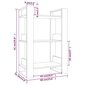 vidaXL Kirjahylly/tilanjakaja 60x35x91 cm täysi mänty hinta ja tiedot | Hyllyt | hobbyhall.fi