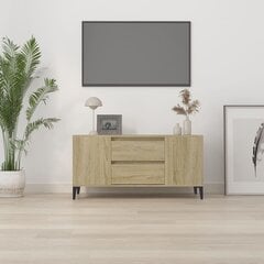 vidaXL TV-taso Sonoma-tammi 102x44,5x50 cm tekninen puu hinta ja tiedot | TV-tasot | hobbyhall.fi