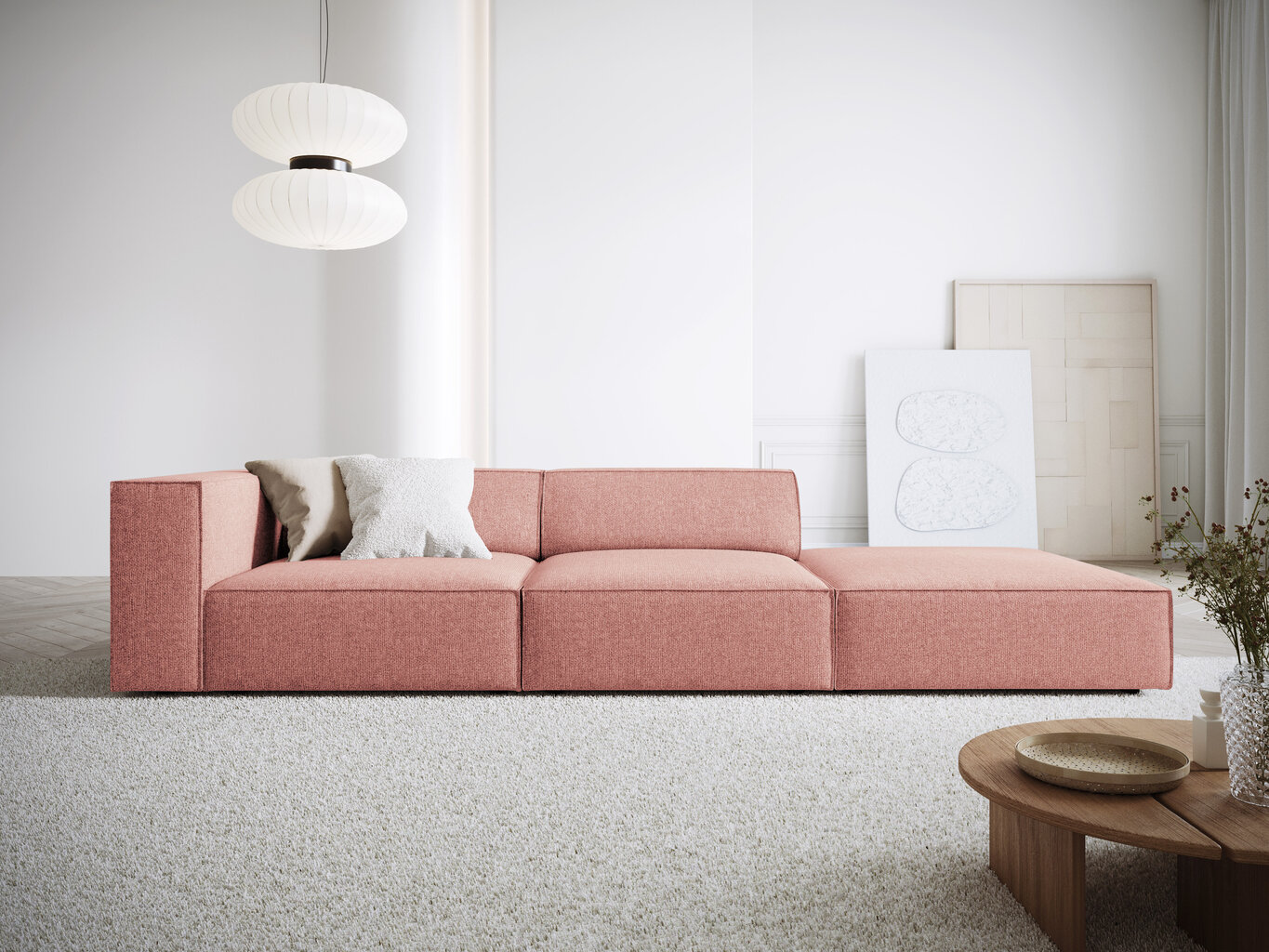 Oikea sohva Cosmopolitan Design Arendal, pinkki hinta ja tiedot | Sohvat ja vuodesohvat | hobbyhall.fi
