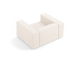 Nojatuoli Cosmopolitan Design Arendal, beige hinta ja tiedot | Nojatuolit | hobbyhall.fi