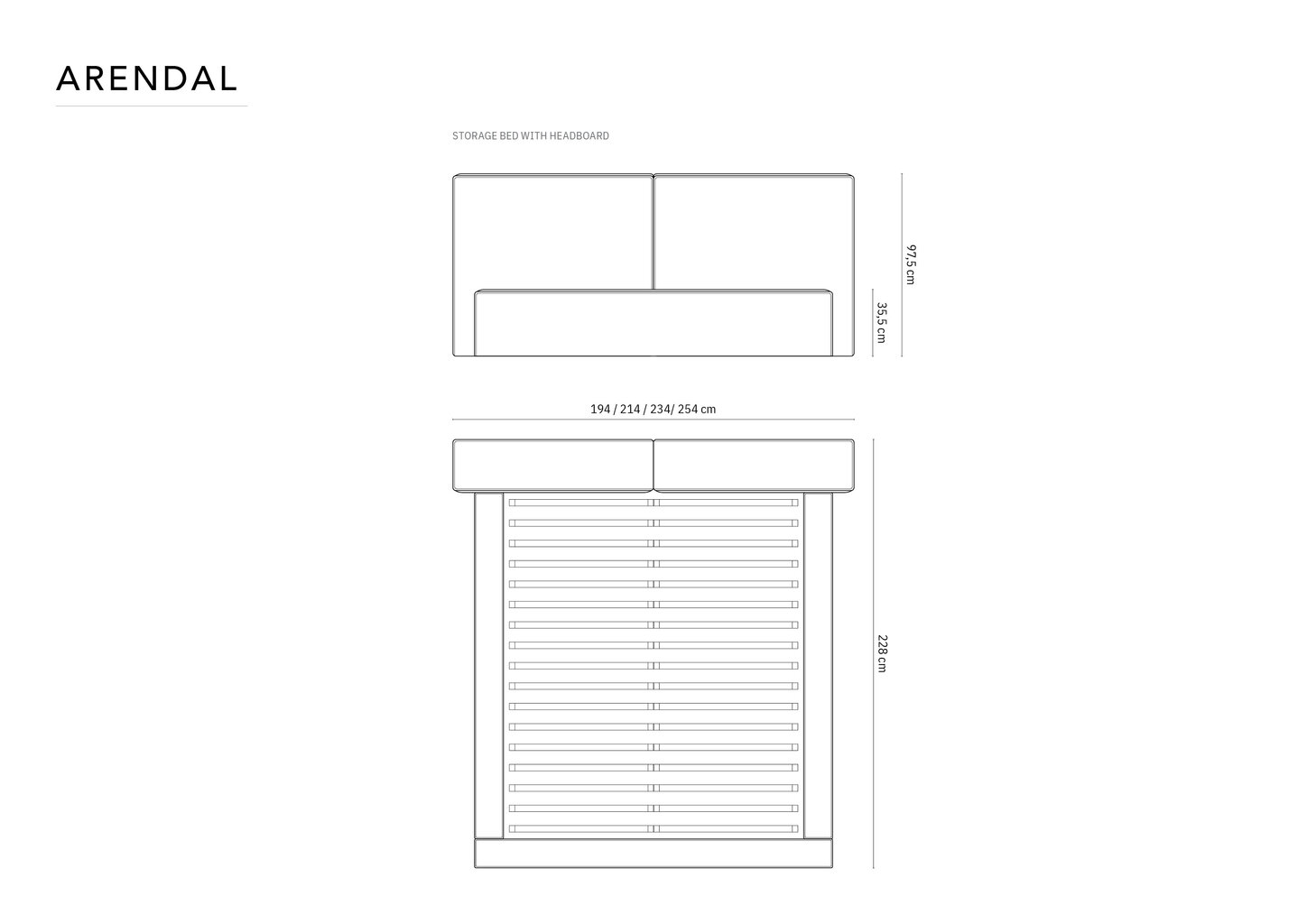 Cosmopolitan Design Arendal sänky, 140x200 cm, pinkki hinta ja tiedot | Sängyt | hobbyhall.fi