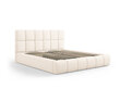 Milo Casa Tropea sänky, 140x200 cm, beige hinta ja tiedot | Sängyt | hobbyhall.fi