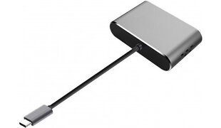 Platinet-sovitin USB-C - HDMI / VGA (45224) hinta ja tiedot | Adapterit | hobbyhall.fi