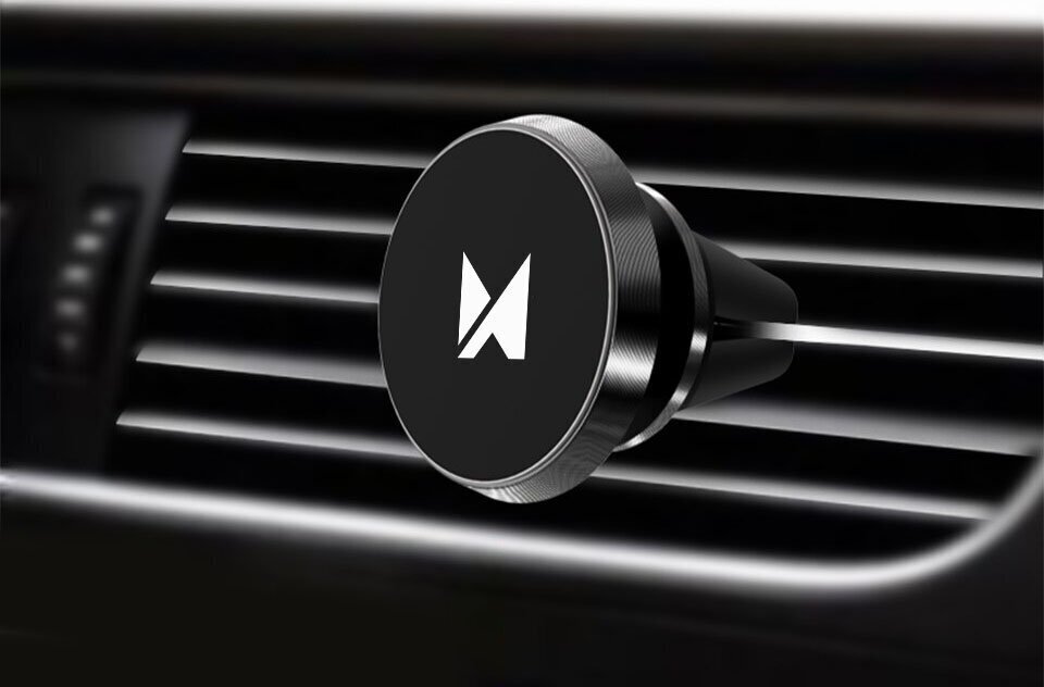 Auton yleispuhelinteline Wozinsky WMH-04 Vent Mount Magneettinen Musta hinta ja tiedot | Puhelintelineet | hobbyhall.fi