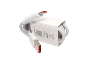 USB-kaapeli alkuperäinen Xiaomi 3A 33W Type-C valkoinen, 1M hinta ja tiedot | Adapterit | hobbyhall.fi