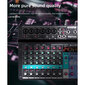 TEYUN A8 - 8-kanavainen Dj-konsoli, langaton, äänikortti, suoratoisto, PC-tallennuskonsoli hinta ja tiedot | DJ-laitteet | hobbyhall.fi