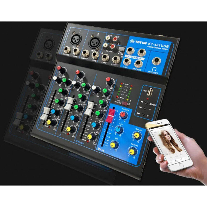 TEYUN KT401 ammattimainen automaattinen DJ-konsoli, digitaalinen, näyttämölle, show'lle hinta ja tiedot | DJ-laitteet | hobbyhall.fi