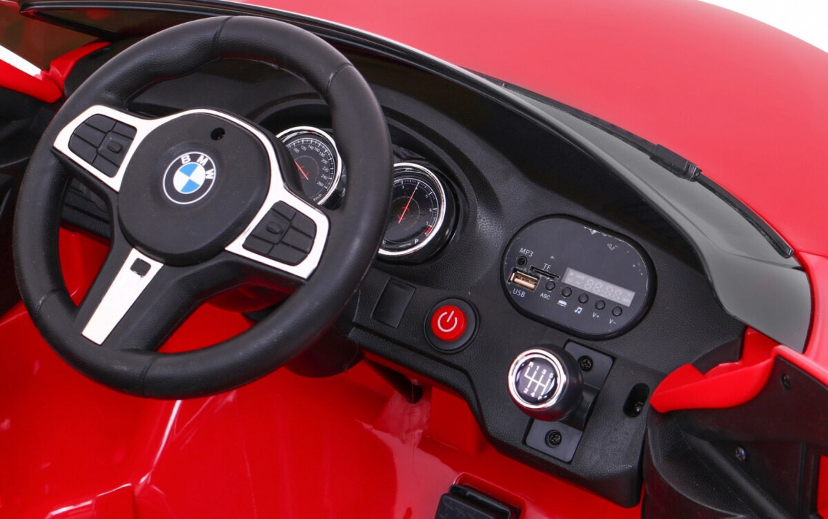 BMW 6 GT yksipaikkainen sähköauto, punainen hinta ja tiedot | Lasten sähköautot | hobbyhall.fi