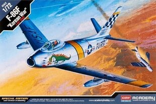 Liimattava pienoismalli Academy 12546 F-86F KOREAN WAR 1/72 hinta ja tiedot | Koottavat pienoismallit | hobbyhall.fi