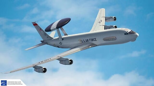 Liimattava malli Academy 12629 USAF Boeing E-3G Sentry AEW&C 1/144 hinta ja tiedot | Koottavat pienoismallit | hobbyhall.fi