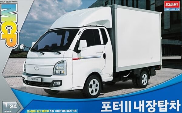 Liimattava malli Academy 15145 Hyundai PORTER Ⅱ Box Truck 1/24 hinta ja tiedot | Koottavat pienoismallit | hobbyhall.fi
