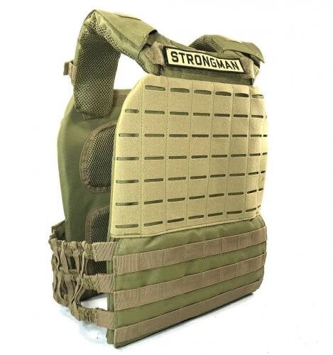 Taktinen painoliivi STRONGMAN 18 kg, khaki