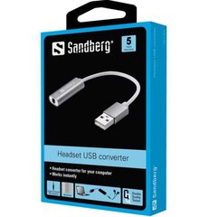 Sandberg 134-13 USB-sovitin hinta ja tiedot | Adapterit | hobbyhall.fi