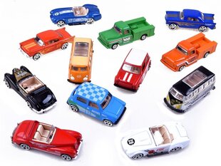 Retro metallinen autosarja hinta ja tiedot | Poikien lelut | hobbyhall.fi