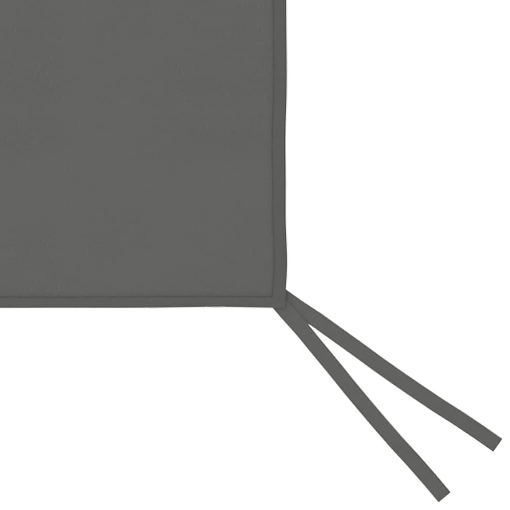 3070423 vidaXL Gazebo Sidewall with Windows 4x2 m Anthracite (315312) hinta ja tiedot | Puutarhapaviljongit | hobbyhall.fi