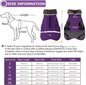 QBLEEV Heijastava koiran takki, vedenpitävä, fleecevuorattu, violetti hinta ja tiedot | Koiran vaatteet | hobbyhall.fi