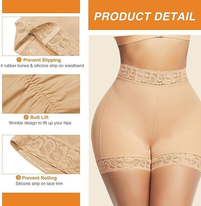 FeelinGirl Shapewear, Tummy Control, korkea vyötärö hinta ja tiedot | Muotoilevat alusvaatteet | hobbyhall.fi