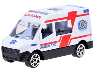 Metallinen ambulanssisarja Die Cast, 6 kpl. hinta ja tiedot | Poikien lelut | hobbyhall.fi