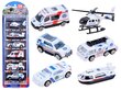 Metallinen ambulanssisarja Die Cast, 6 kpl. hinta ja tiedot | Poikien lelut | hobbyhall.fi