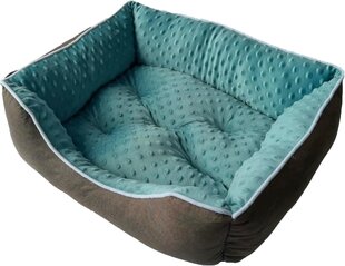 Koiran sänky FANLINPT, 56x46x15cm, ruskea/vihreä hinta ja tiedot | Pedit ja pesät | hobbyhall.fi