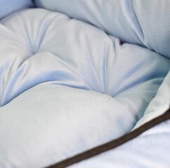 Koiran sänky FANLINPT, 56x46x15cm, ruskea/sininen hinta ja tiedot | Fanlinpt Lemmikit | hobbyhall.fi