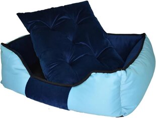 Koiran sänky FANLINPT, 56x46x15cm, vihreä/sininen hinta ja tiedot | Pedit ja pesät | hobbyhall.fi