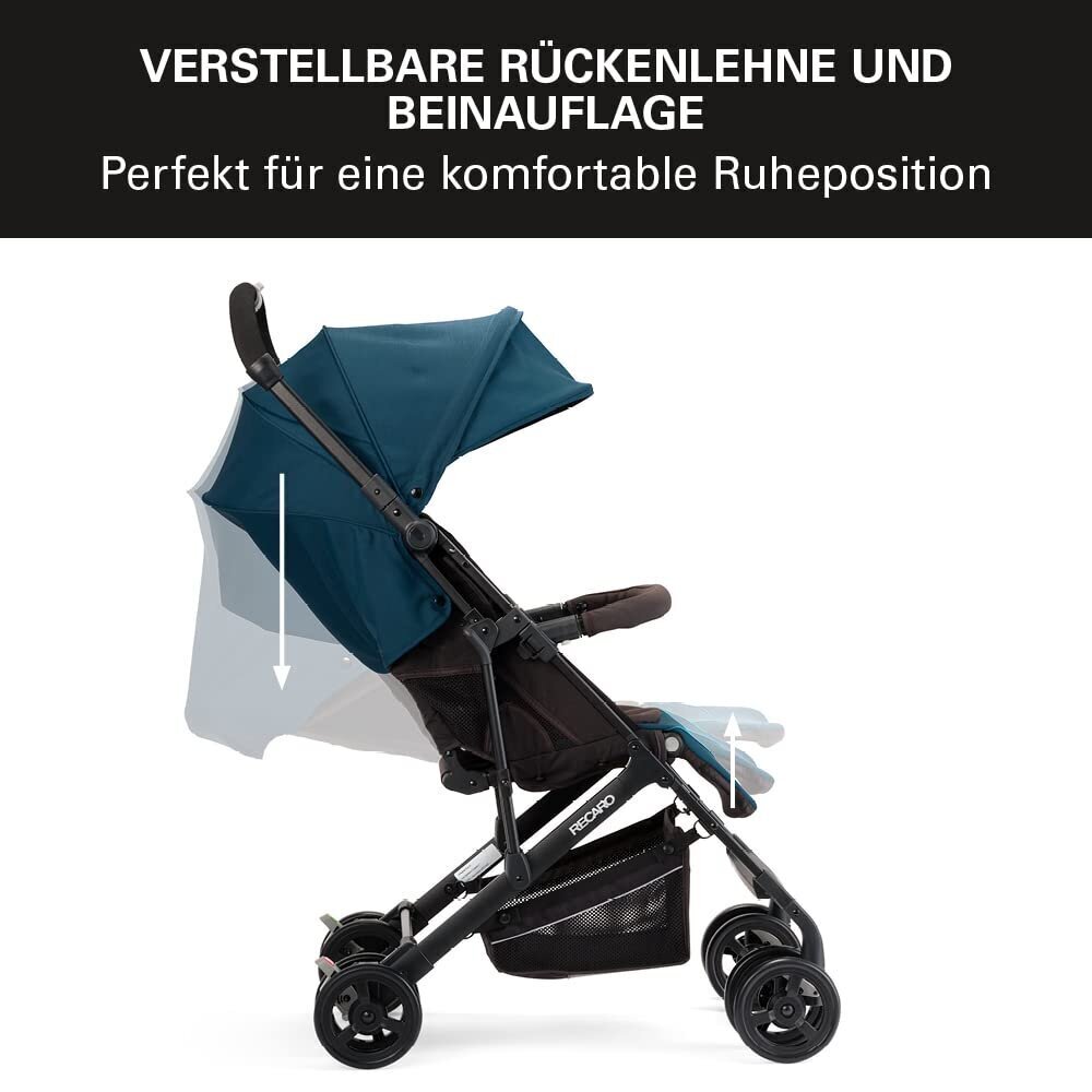 Recaro rattaat, Easylife Elite 2, musta/vaaleanpunainen hinta ja tiedot | Vaunut ja rattaat | hobbyhall.fi