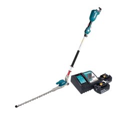 Akumuliatorinės gyvatvorių žirklės Makita DUN 500 WRT2 18 V, 50 cm, su 2 akumuliatoriais 5,0 Ah ir įkrovikliu hinta ja tiedot | Pensasleikkurit | hobbyhall.fi