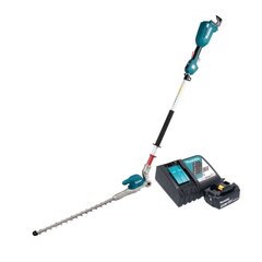 Akumuliatorinės gyvatvorių žirklės Makita DUN 500 WRM 18 V, 50 cm, su akumuliatoriumi 4,0 Ah ir įkrovikliu hinta ja tiedot | Pensasleikkurit | hobbyhall.fi