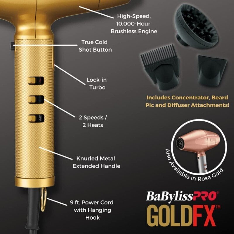 Babyliss Pro SteelFX FXBDG1E hinta ja tiedot | Hiustenkuivaajat | hobbyhall.fi