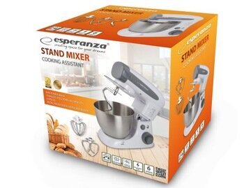 Esperanza Cooking Assistant 800W 4L 800W monitoimikone hopea/harmaa hinta ja tiedot | Sähkövatkaimet ja maidonvaahdottimet | hobbyhall.fi