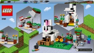 21181 LEGO® Minecraft Rabbit Farm hinta ja tiedot | LEGOT ja rakennuslelut | hobbyhall.fi