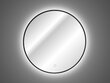 Kylpyhuoneen peili, jossa LED-valo Comad Luna 60, musta hinta ja tiedot | Kylpyhuonepeilit | hobbyhall.fi