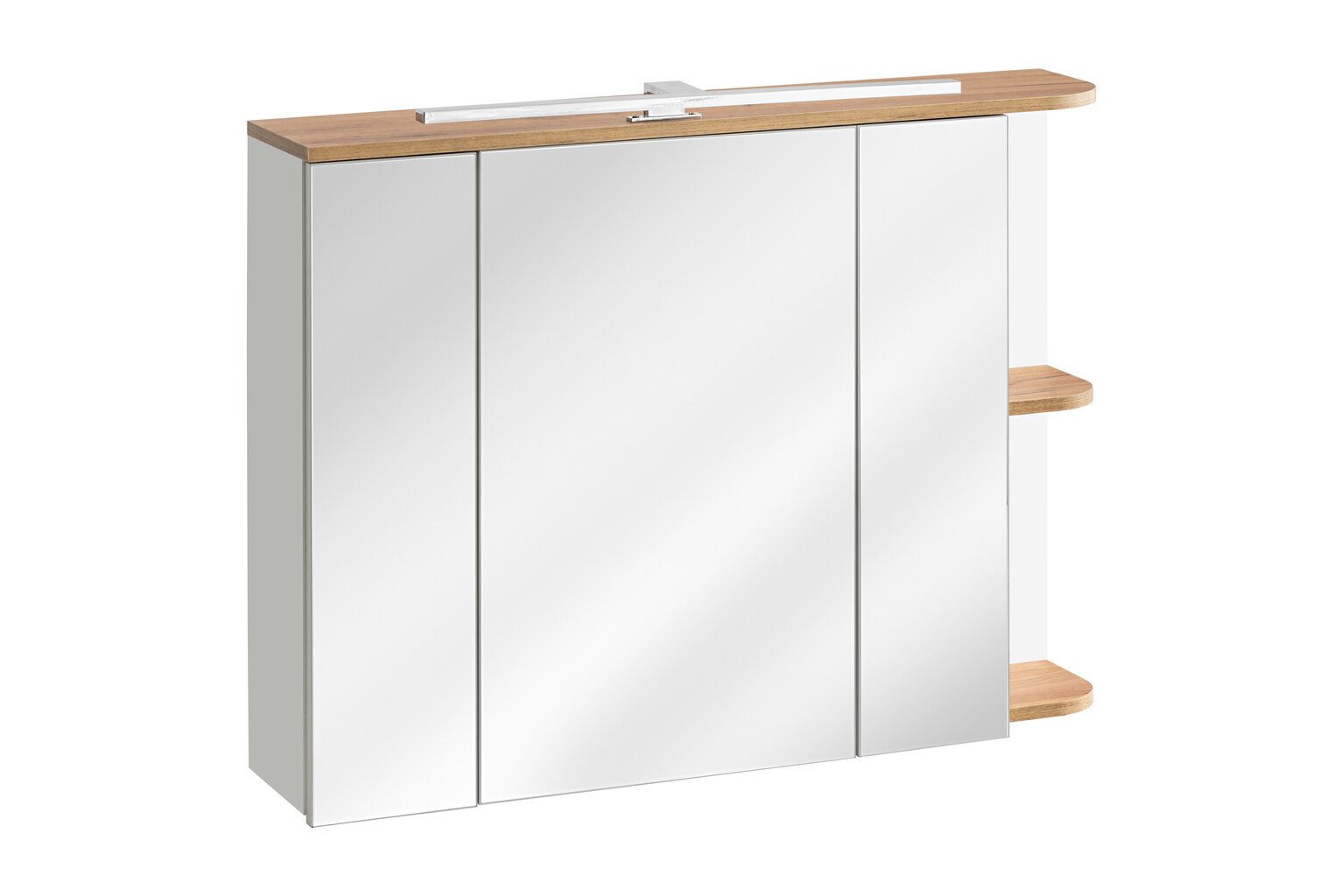 Kylpyhuonekaappi peilillä Comad Platinum 840 FSC, valkoinen hinta ja tiedot | Kylpyhuonekaapit | hobbyhall.fi