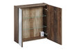 Kylpyhuonekaappi peilillä Comad Santa Fe Oak 84-60-A-2D, ruskea hinta ja tiedot | Kylpyhuonekaapit | hobbyhall.fi