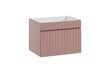 Kylpyhuonekaappi Comad Iconic Rose 82-60-E-1S, vaaleanpunainen hinta ja tiedot | Kylpyhuonekaapit | hobbyhall.fi