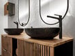Kylpyhuoneen alakaappi Comad Xilo Black Wotan 82-80-D-2S, ruskea/musta hinta ja tiedot | Kylpyhuonekaapit | hobbyhall.fi