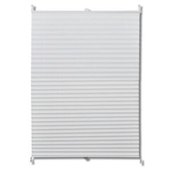 Plisse Kaihdin 90x100cm Valkoinen Laskosverhot hinta ja tiedot | Kaihtimet | hobbyhall.fi