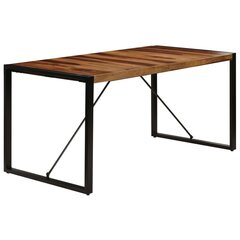 vidaXL Ruokapöytä 160x80x75 cm seesampuu hinta ja tiedot | Ruokapöydät | hobbyhall.fi