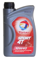 Total HI-PERF Sport 4T 10W / 40 puolisynteettinen moottoriöljy, 1 L hinta ja tiedot | Moottoriöljyt | hobbyhall.fi