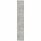 vidaXL 4-tasoinen kirjahylly betoninharmaa 60x24x142 cm lastulevy hinta ja tiedot | Hyllyt | hobbyhall.fi