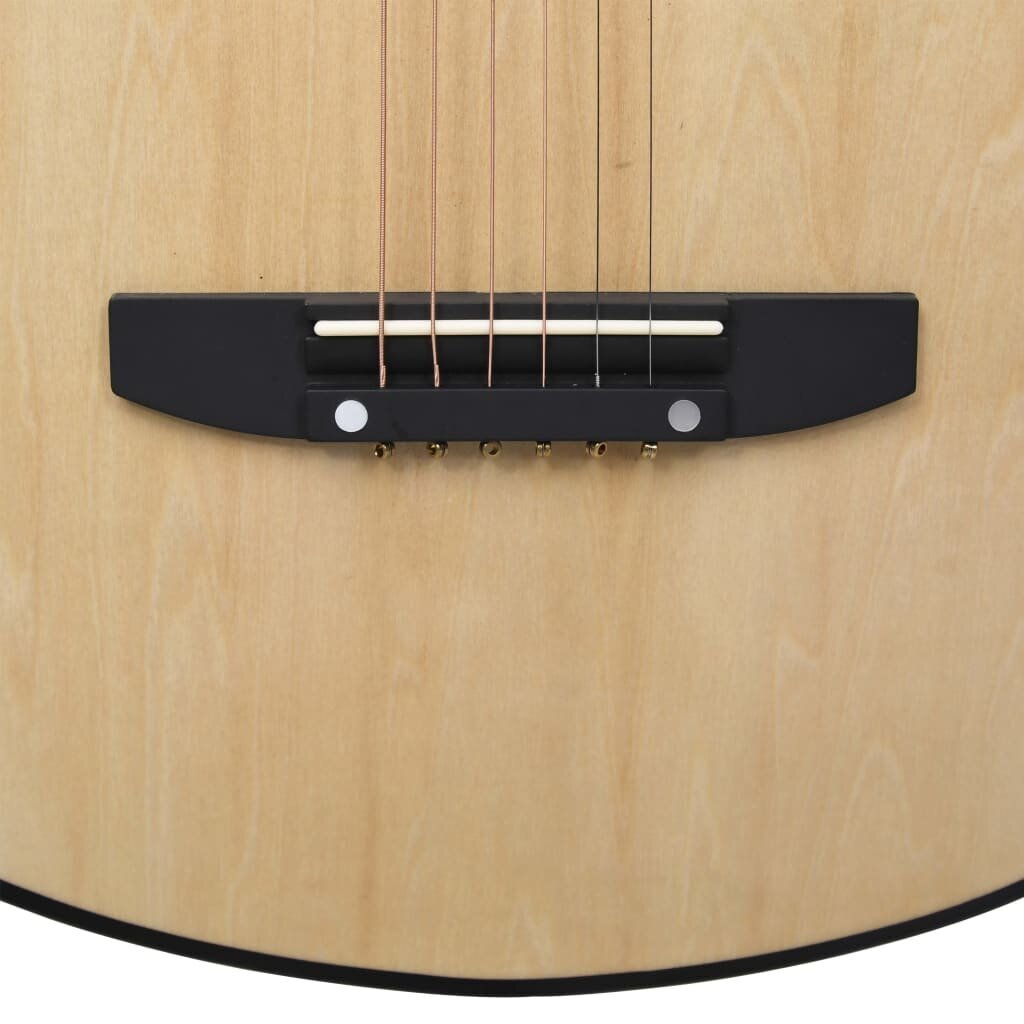 vidaXL 12-osainen akustinen cutaway-kitarasetti 6-kielinen 38" lehmus hinta ja tiedot | Kitarat | hobbyhall.fi