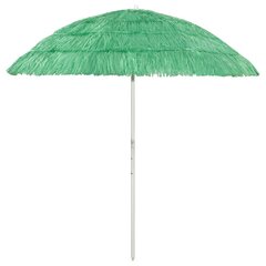 vidaXL Hawaii Rantavarjo vihreä 240 cm hinta ja tiedot | Aurinkovarjot ja markiisit | hobbyhall.fi