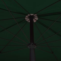 vidaXL Puutarhan Aurinkovarjo tangolla 200x130 cm vihreä hinta ja tiedot | Aurinkovarjot ja markiisit | hobbyhall.fi