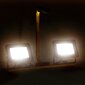 vidaXL LED-valonheitin kahvalla 2x30 W lämmin valkoinen hinta ja tiedot | Taskulamput ja valonheittimet | hobbyhall.fi
