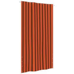 vidaXL Parvekkeen suoja oranssi ja ruskea 140x240 cm Oxford kangas hinta ja tiedot | Aurinkovarjot ja markiisit | hobbyhall.fi