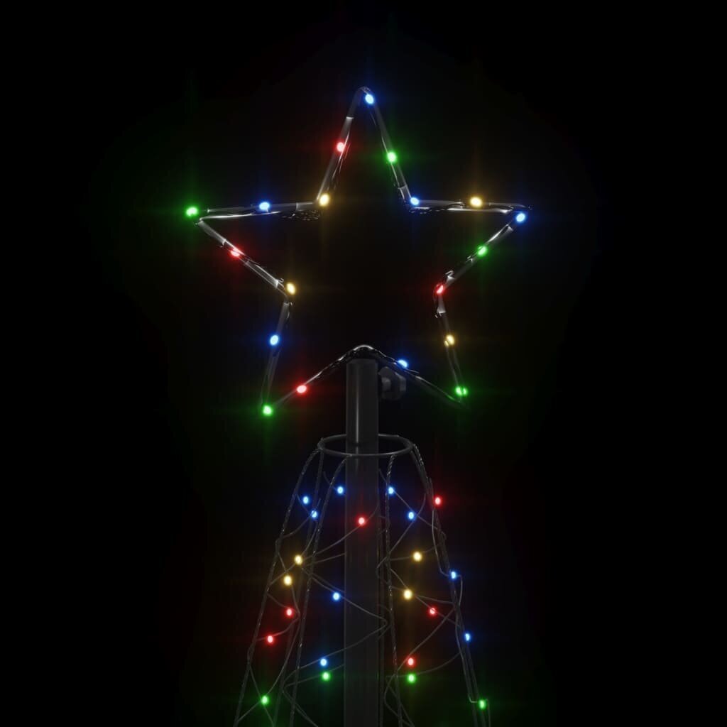 vidaXL Kartio joulukuusi 200 värikästä LED-valoa 70x180 cm hinta ja tiedot | Jouluvalot | hobbyhall.fi