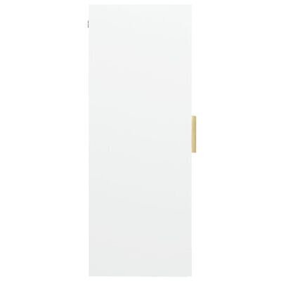 vidaXL Riippuva seinäkaappi valkoinen 69,5x34x90 cm hinta ja tiedot | Olohuoneen kaapit ja lipastot | hobbyhall.fi