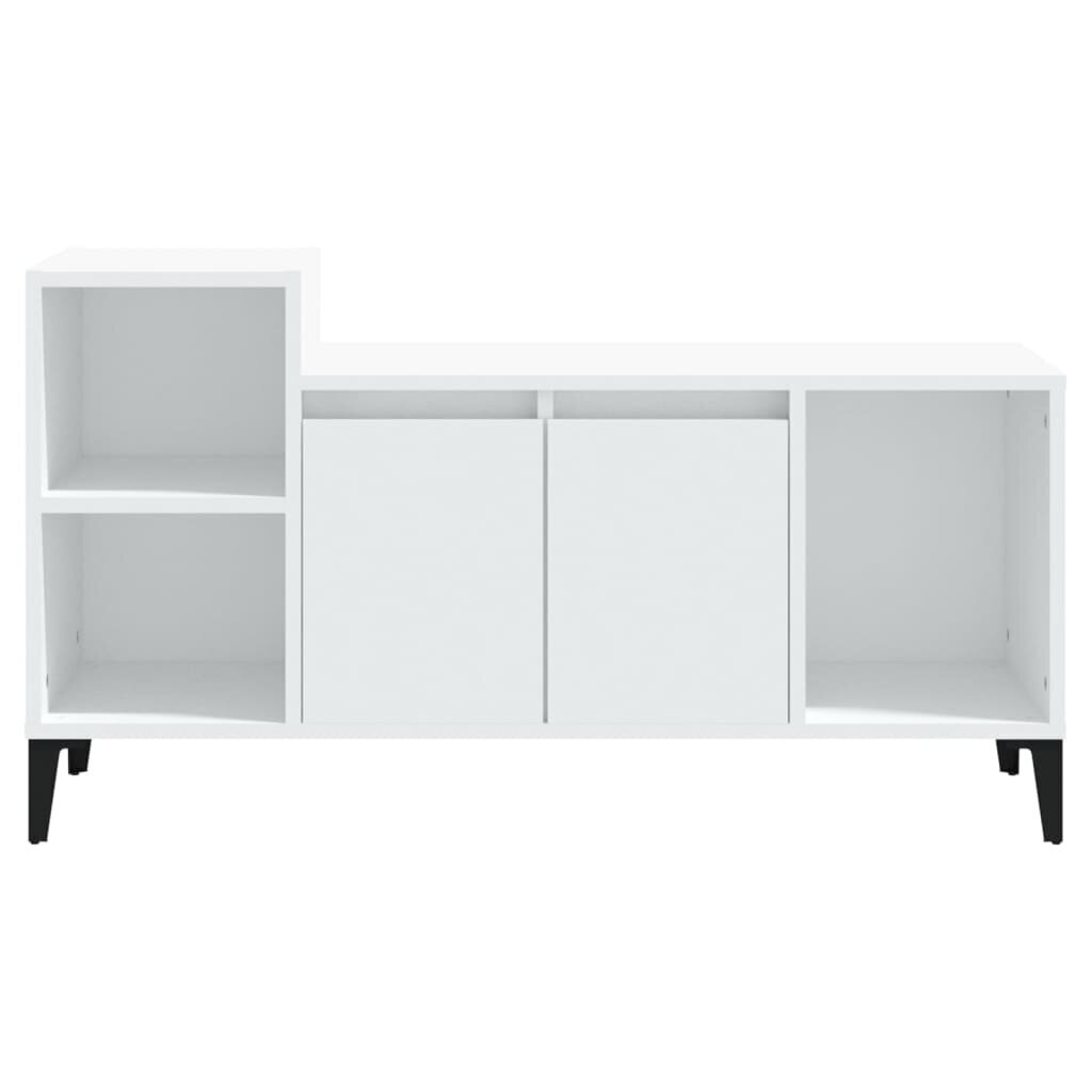 vidaXL TV-taso valkoinen 100x35x55 cm tekninen puu hinta ja tiedot | TV-tasot | hobbyhall.fi